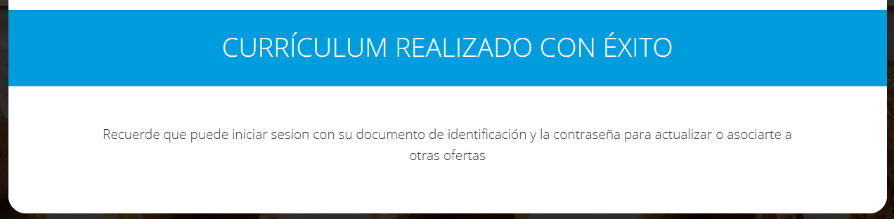Proceso completado correctamente