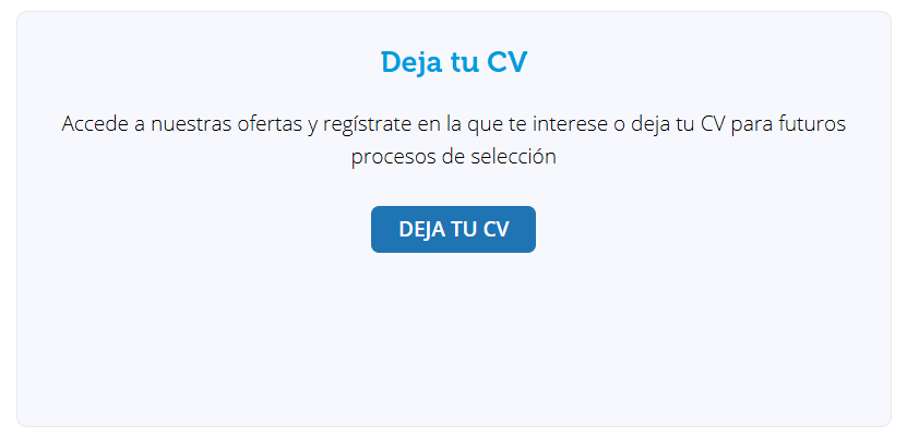 Opción Deja tu CV